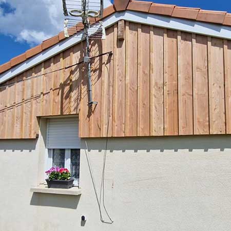 Pose de bardages avec ou sans isolation | Menuiseries David GERBEAUD Libourne Bordeaux Gironde rive droite et sud Charente-Maritime