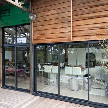 Pose de terrasses bois ou composite | Menuiseries David GERBEAUD Libourne Bordeaux Gironde rive droite et sud Charente-Maritime