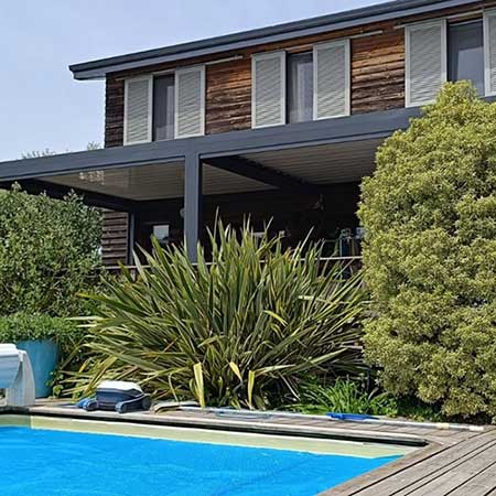 Pose de terrasses bois ou composite | Menuiseries David GERBEAUD Libourne Bordeaux Gironde rive droite et sud Charente-Maritime