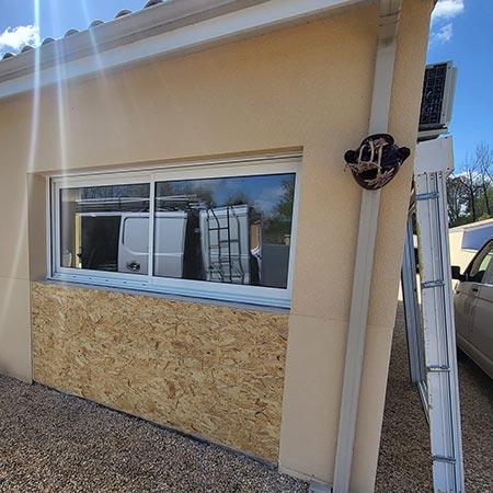 fenêtres et baies vitrées Alu PVC | Menuiseries David GERBEAUD Libourne Bordeaux Gironde rive droite et sud Charente-Maritime