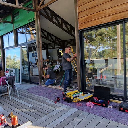 fenêtres et baies vitrées Alu PVC | Menuiseries David GERBEAUD Libourne Bordeaux Gironde rive droite et sud Charente-Maritime