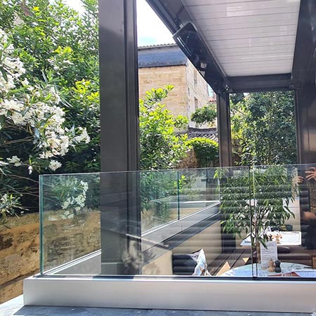 Pergolas option bioclimatique | Menuiseries David GERBEAUD Libourne Bordeaux Gironde rive droite et sud Charente-Maritime