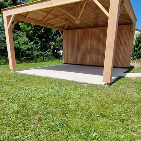 Pool house Abris de jardin | Menuiseries David GERBEAUD Libourne Bordeaux Gironde rive droite et sud Charente-Maritime