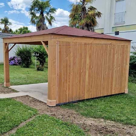 Pool house Abris de jardin | Menuiseries David GERBEAUD Libourne Bordeaux Gironde rive droite et sud Charente-Maritime
