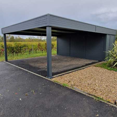 Pool house Abris de jardin | Menuiseries David GERBEAUD Libourne Bordeaux Gironde rive droite et sud Charente-Maritime