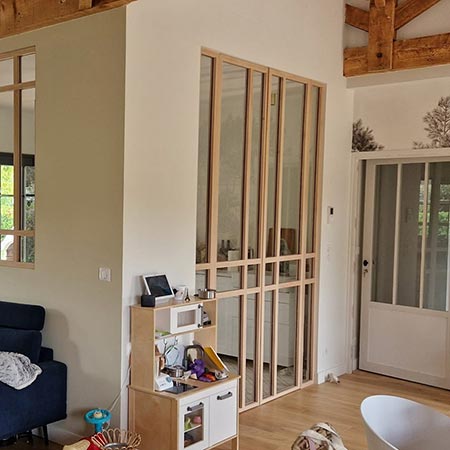 Portes intérieures et clostras | Menuiseries David GERBEAUD Libourne Bordeaux Gironde rive droite et sud Charente-Maritime