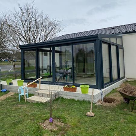 vérandas Alu PVC | Menuiseries David GERBEAUD Libourne Bordeaux Gironde rive droite et sud Charente-Maritime