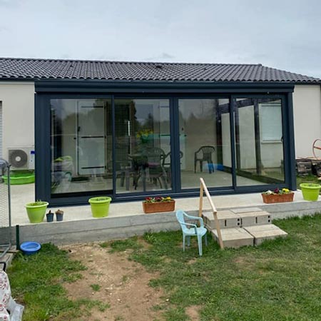 vérandas Alu PVC | Menuiseries David GERBEAUD Libourne Bordeaux Gironde rive droite et sud Charente-Maritime