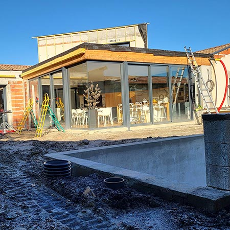 vérandas Alu PVC | Menuiseries David GERBEAUD Libourne Bordeaux Gironde rive droite et sud Charente-Maritime